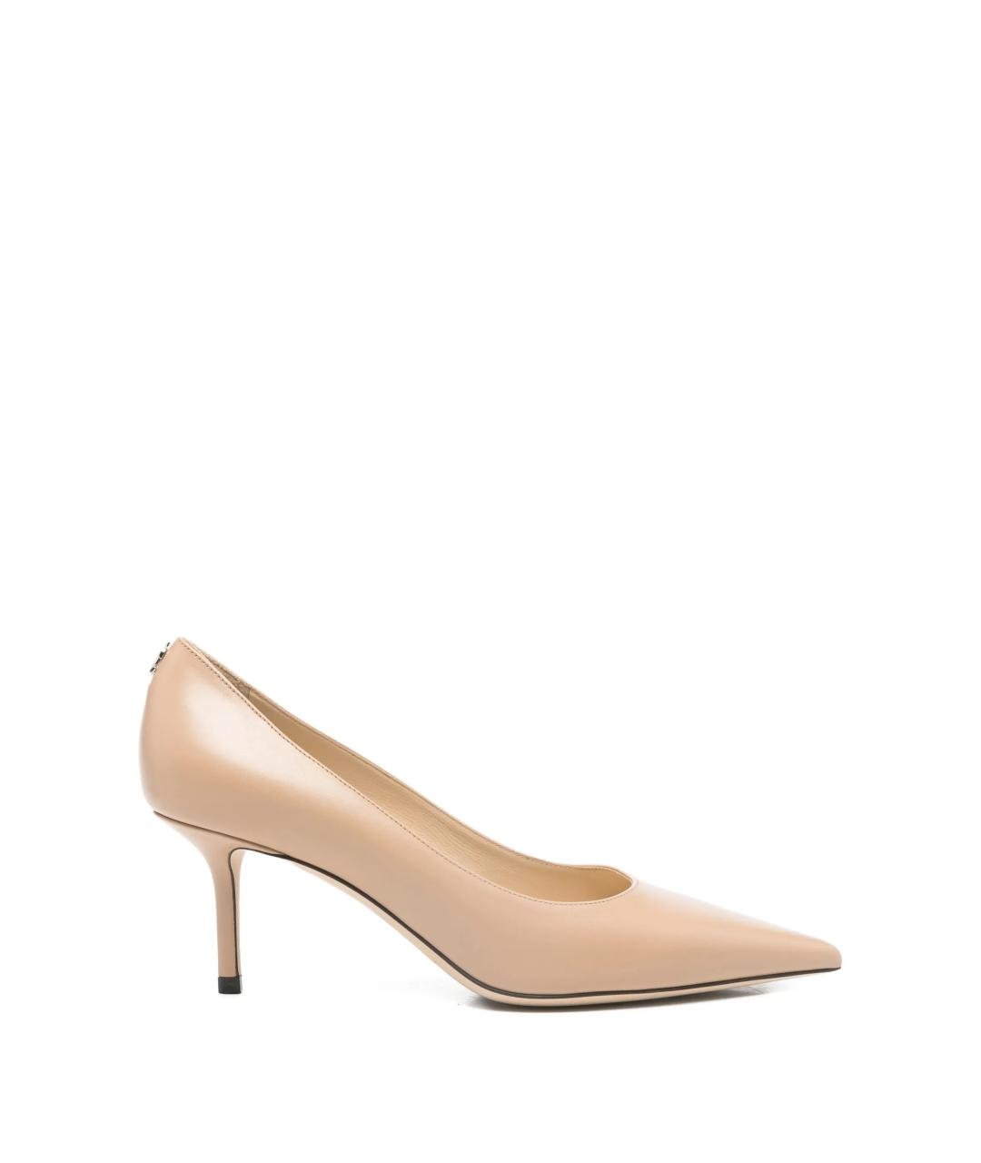 JIMMY CHOO Серые кожаные туфли, фото 1