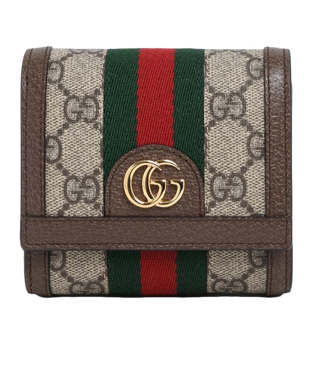 GUCCI Коричневый кошелек, фото 1