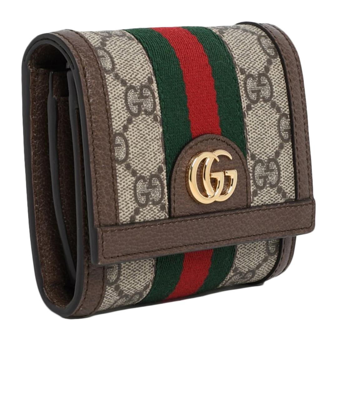 GUCCI Коричневый кошелек, фото 2