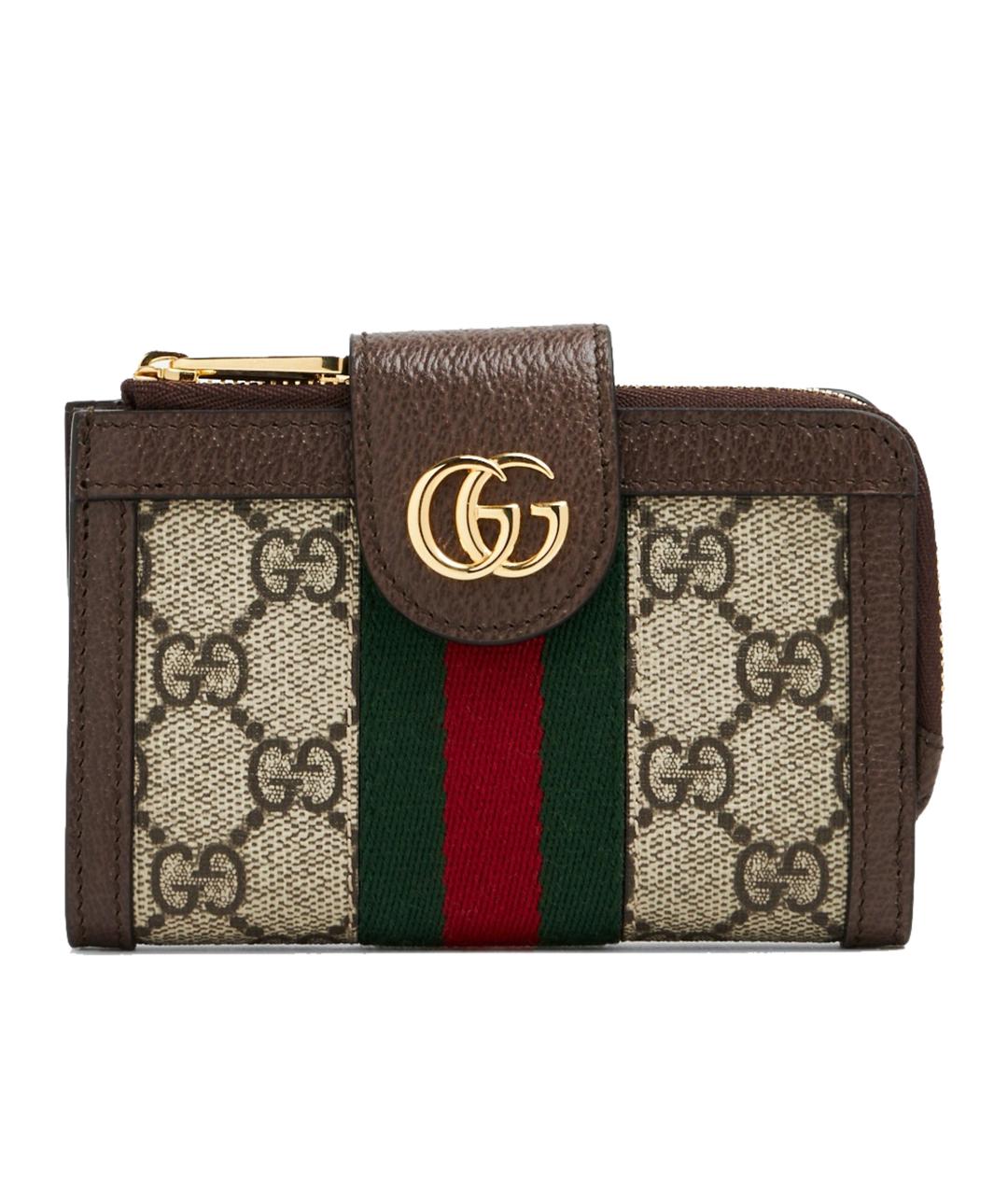 GUCCI Коричневый кошелек, фото 4