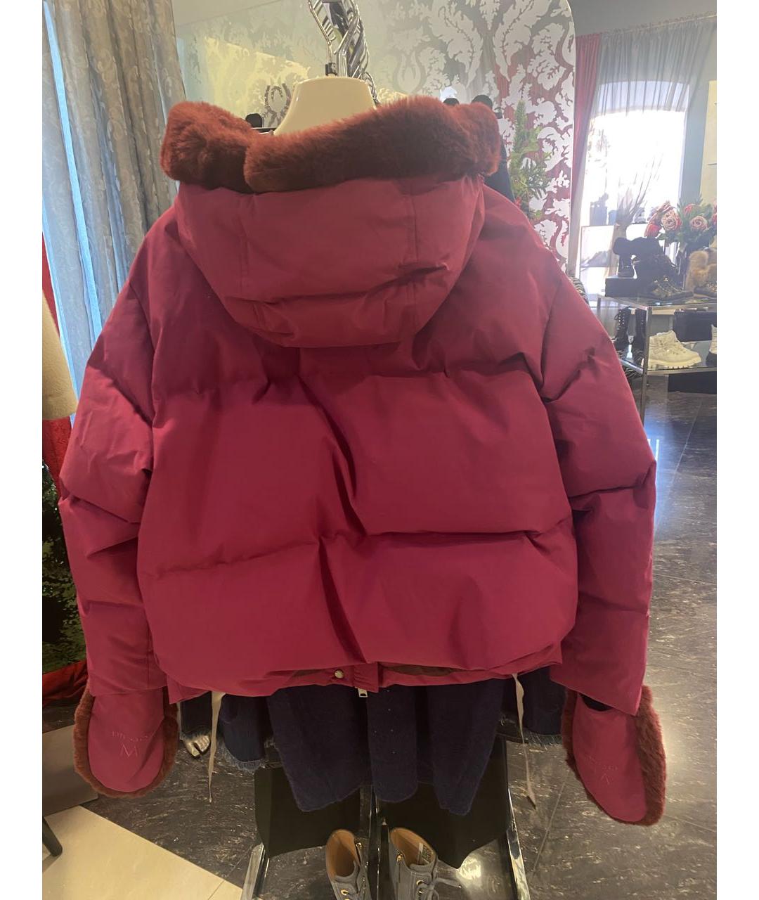 DIEGO M Бордовый пуховик, фото 2