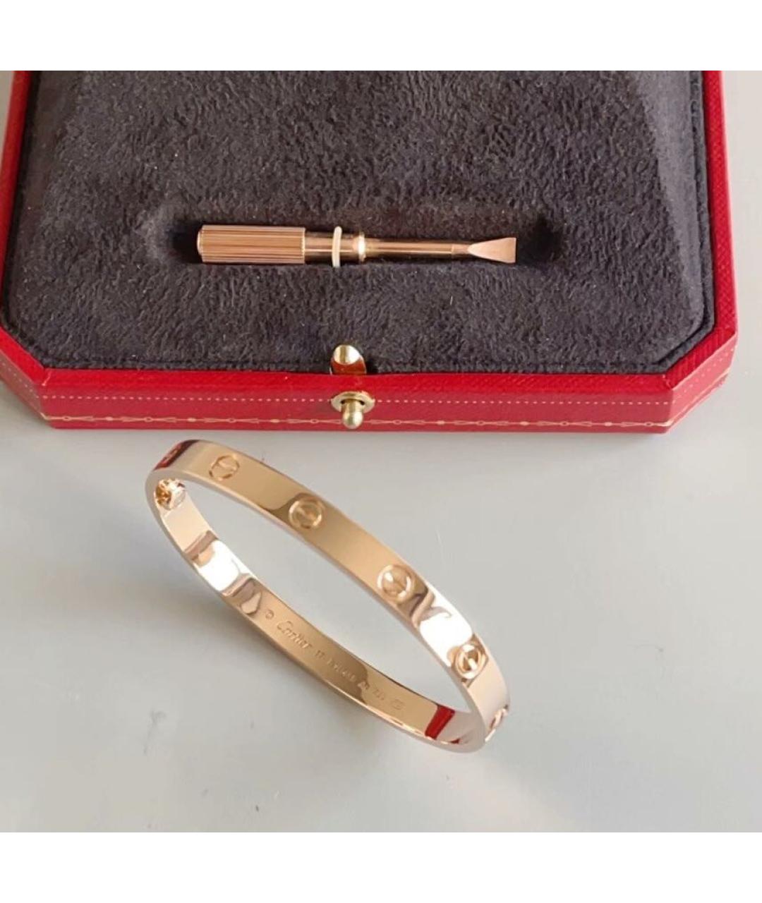 CARTIER Золотой браслет из розового золота, фото 3