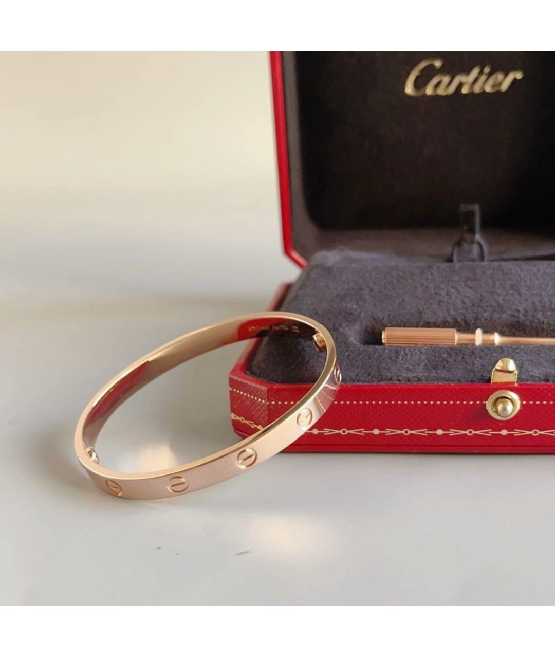CARTIER Золотой браслет из розового золота, фото 5