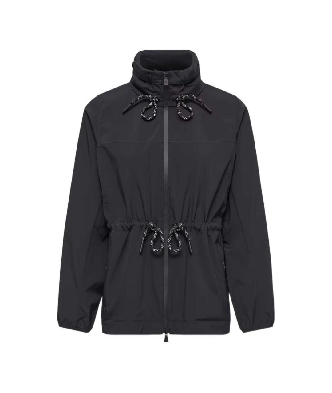 MONCLER GRENOBLE Черная полиэстеровая куртка, фото 1