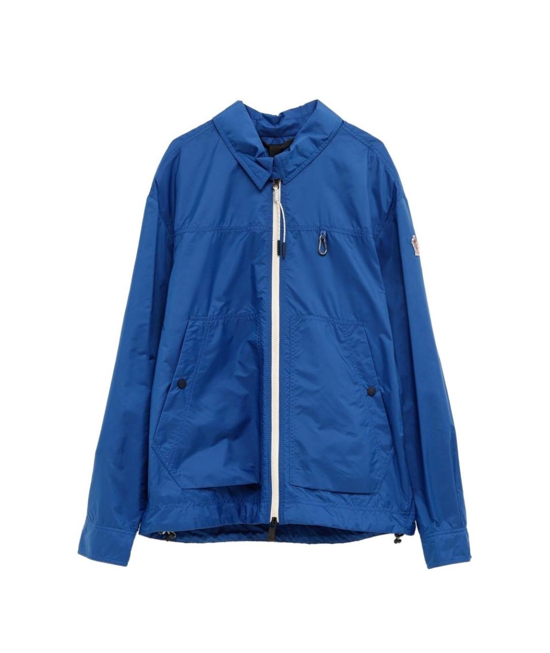 MONCLER GRENOBLE Синяя полиэстеровая куртка, фото 1