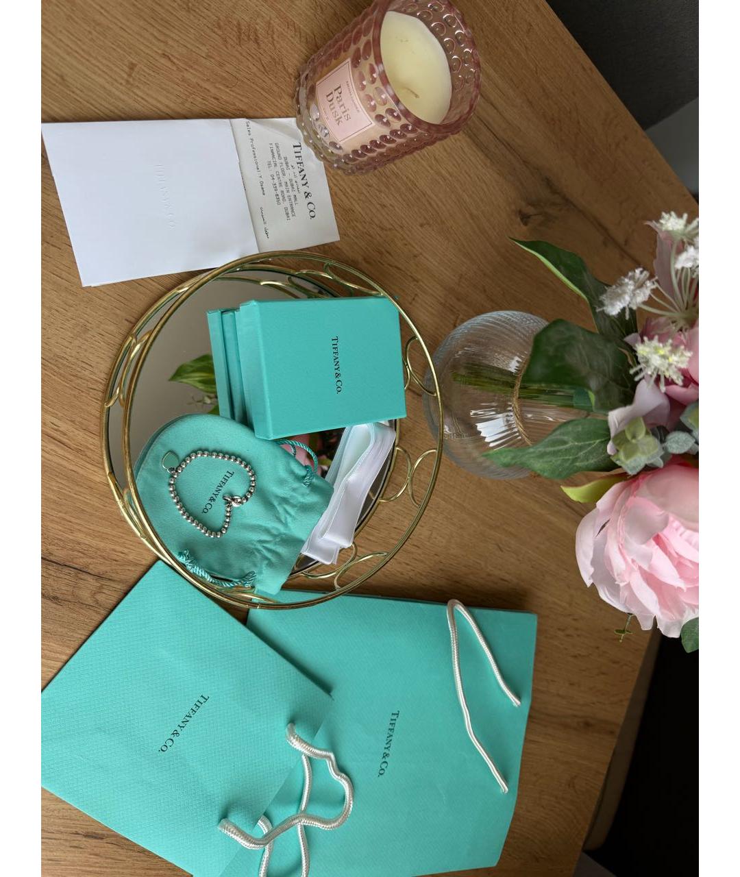 TIFFANY&CO Серебрянный серебряный браслет, фото 5