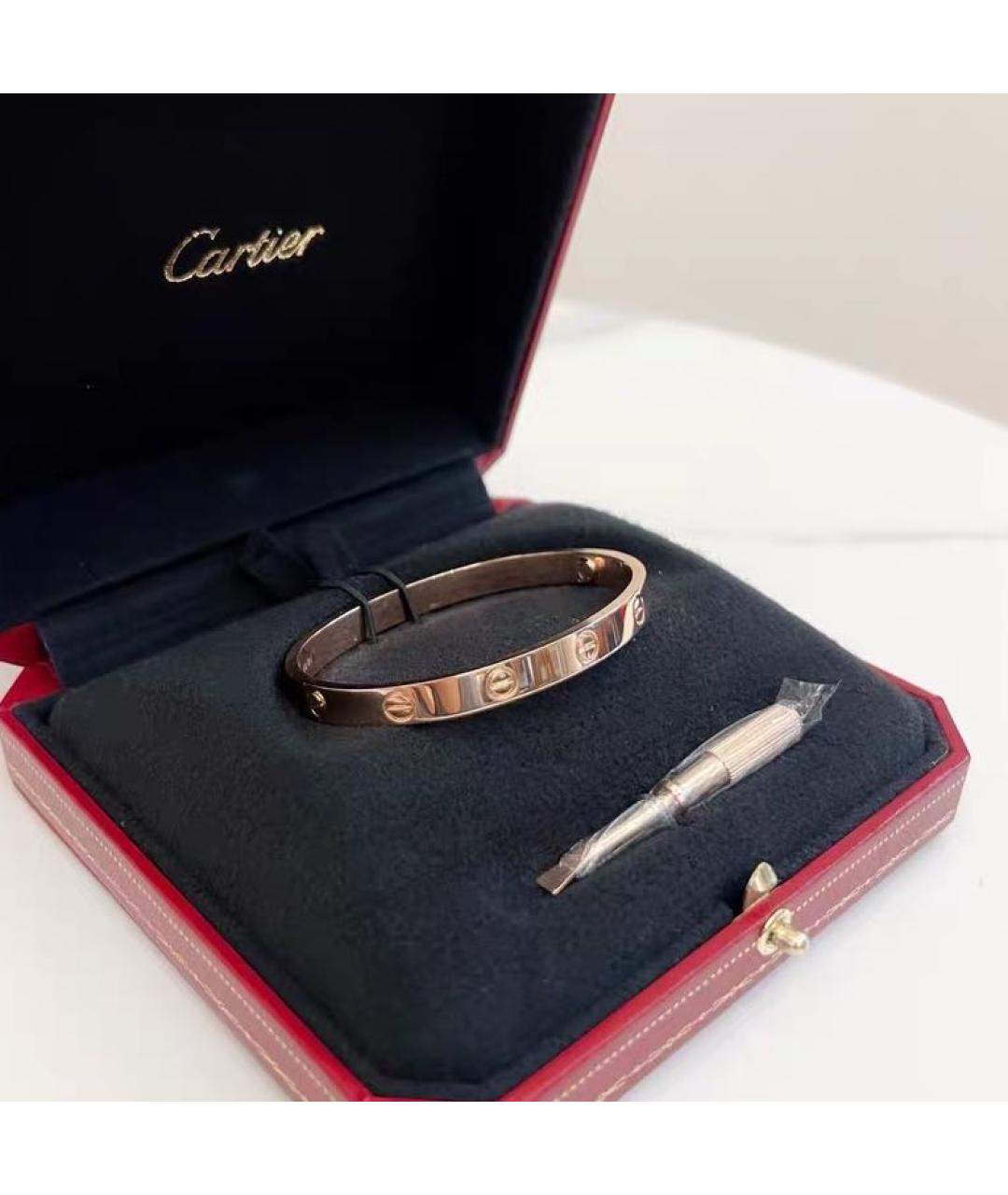 CARTIER Золотой браслет из розового золота, фото 3