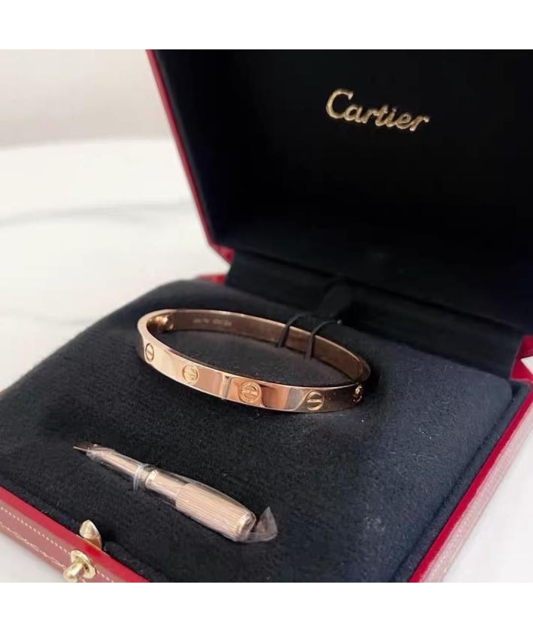 CARTIER Золотой браслет из розового золота, фото 4