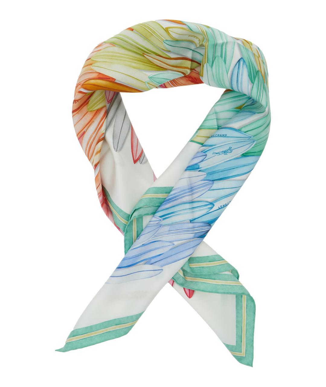 LONGCHAMP Мульти шелковый шарф, фото 2