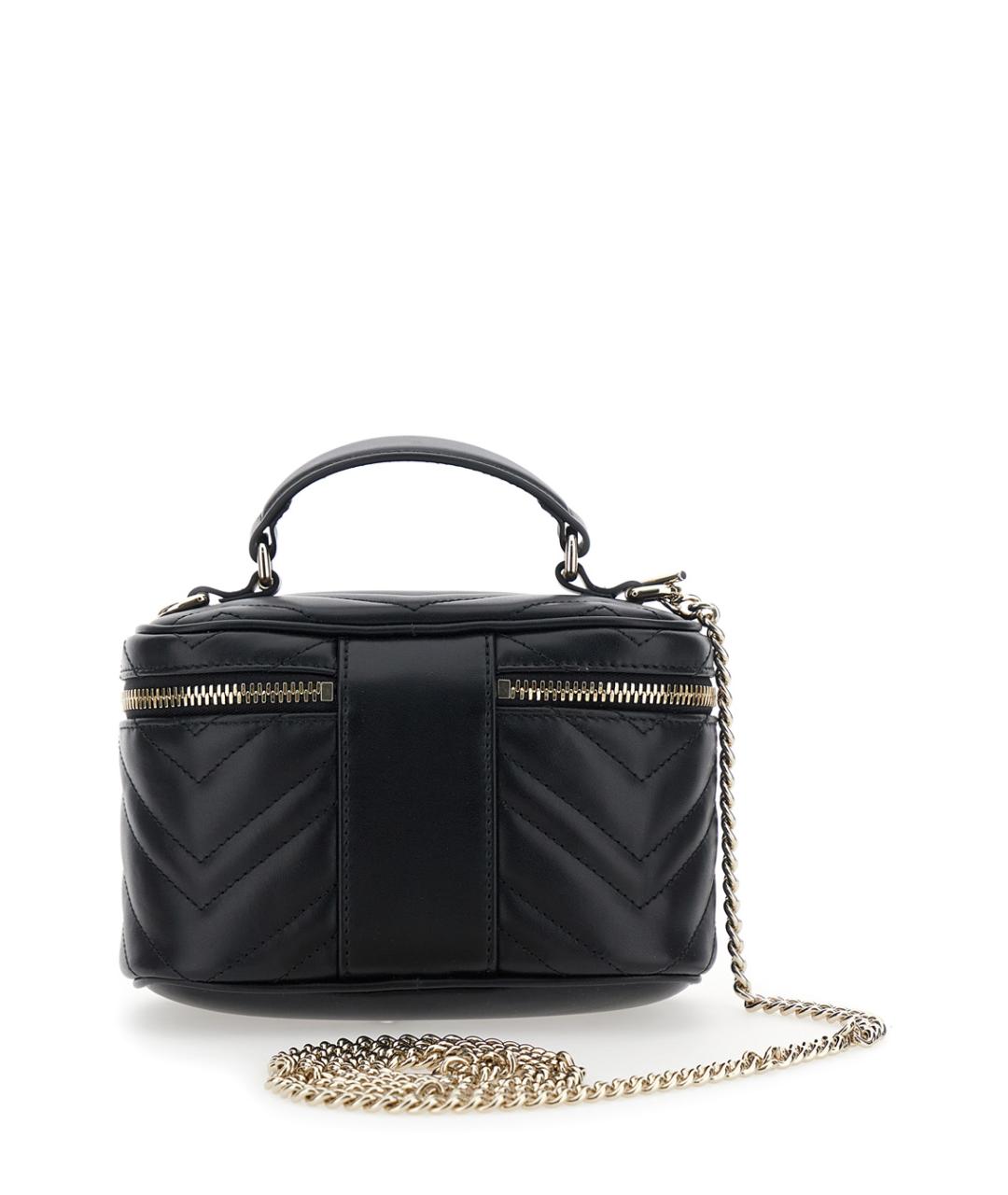 GUCCI Черная кожаная сумка через плечо, фото 2