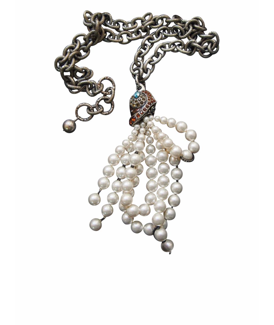 LANVIN Белое колье, фото 1