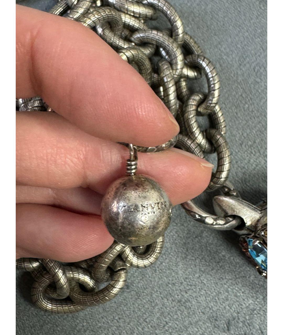 LANVIN Белое колье, фото 3