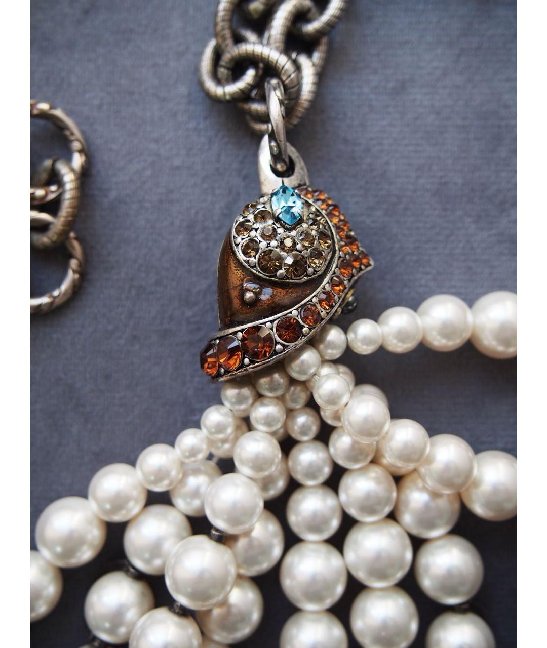 LANVIN Белое колье, фото 4