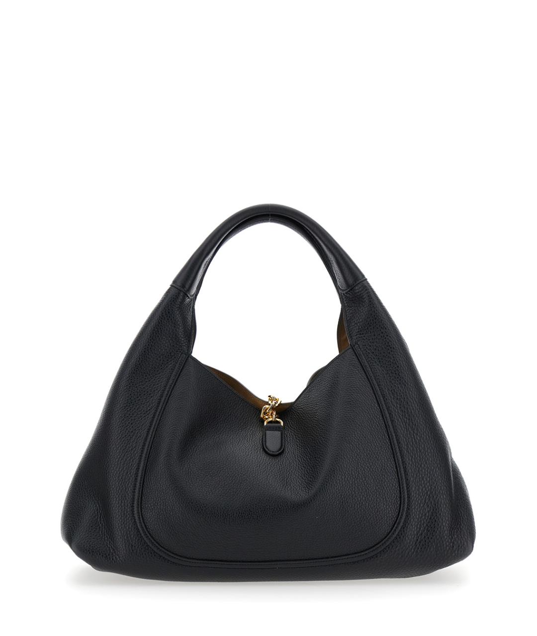 GUCCI Черная кожаная сумка через плечо, фото 2