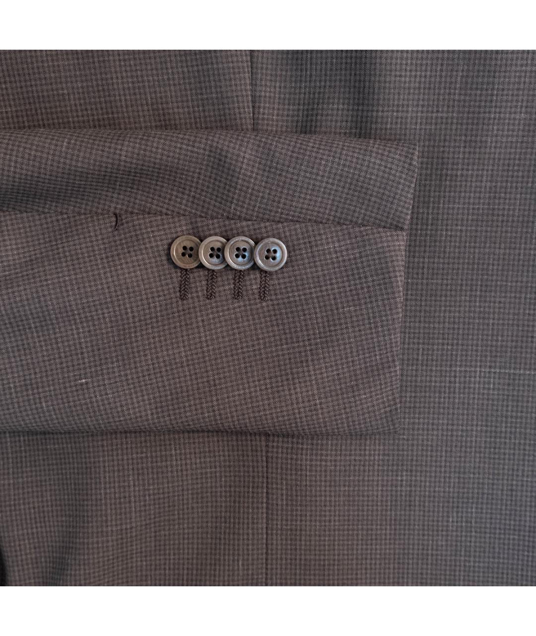 ZEGNA Коричневый классический костюм, фото 7