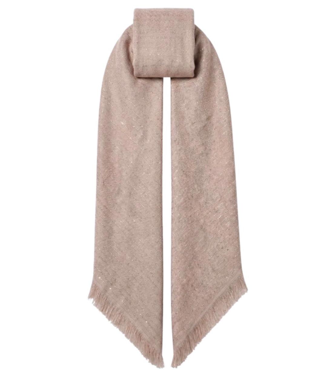FABIANA FILIPPI Розовый шерстяной шарф, фото 1