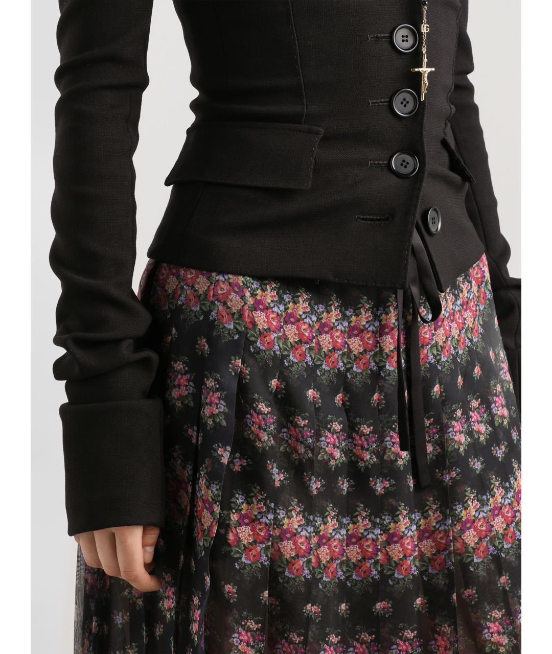 DOLCE&GABBANA Черный шерстяной жакет/пиджак, фото 3