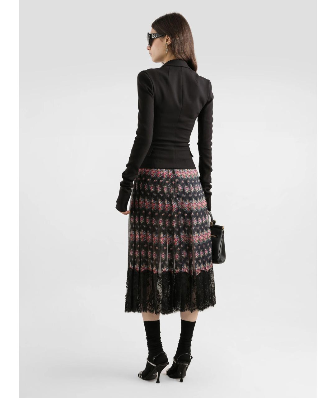 DOLCE&GABBANA Черный шерстяной жакет/пиджак, фото 4