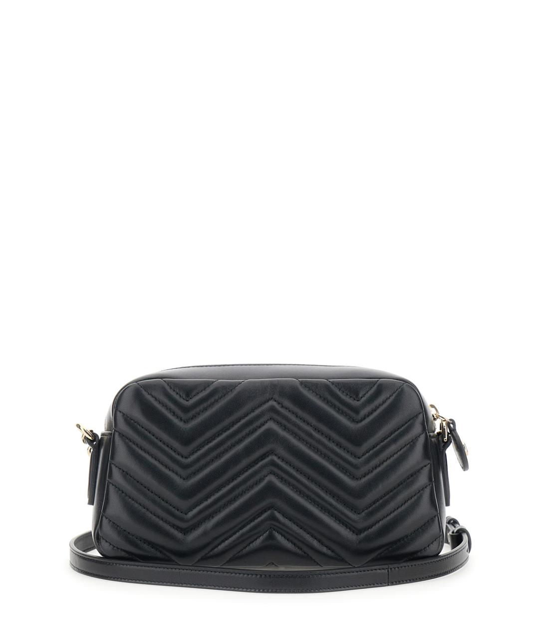 GUCCI Черная кожаная сумка через плечо, фото 2