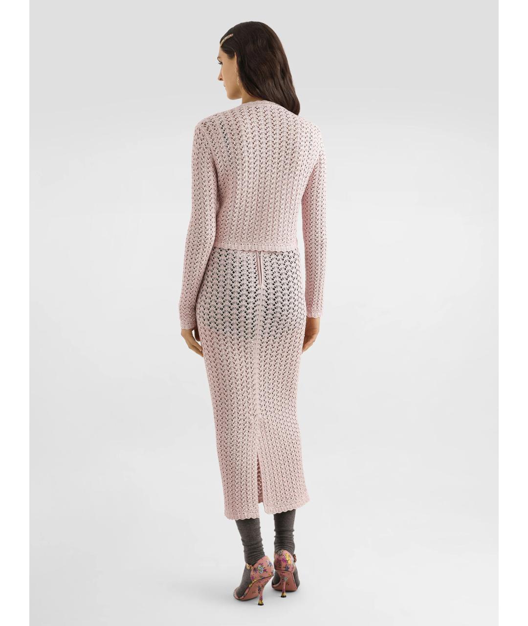 DOLCE&GABBANA Розовая майка, фото 4