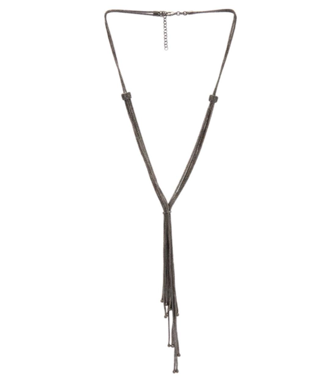 FABIANA FILIPPI Серое металлическое колье, фото 2
