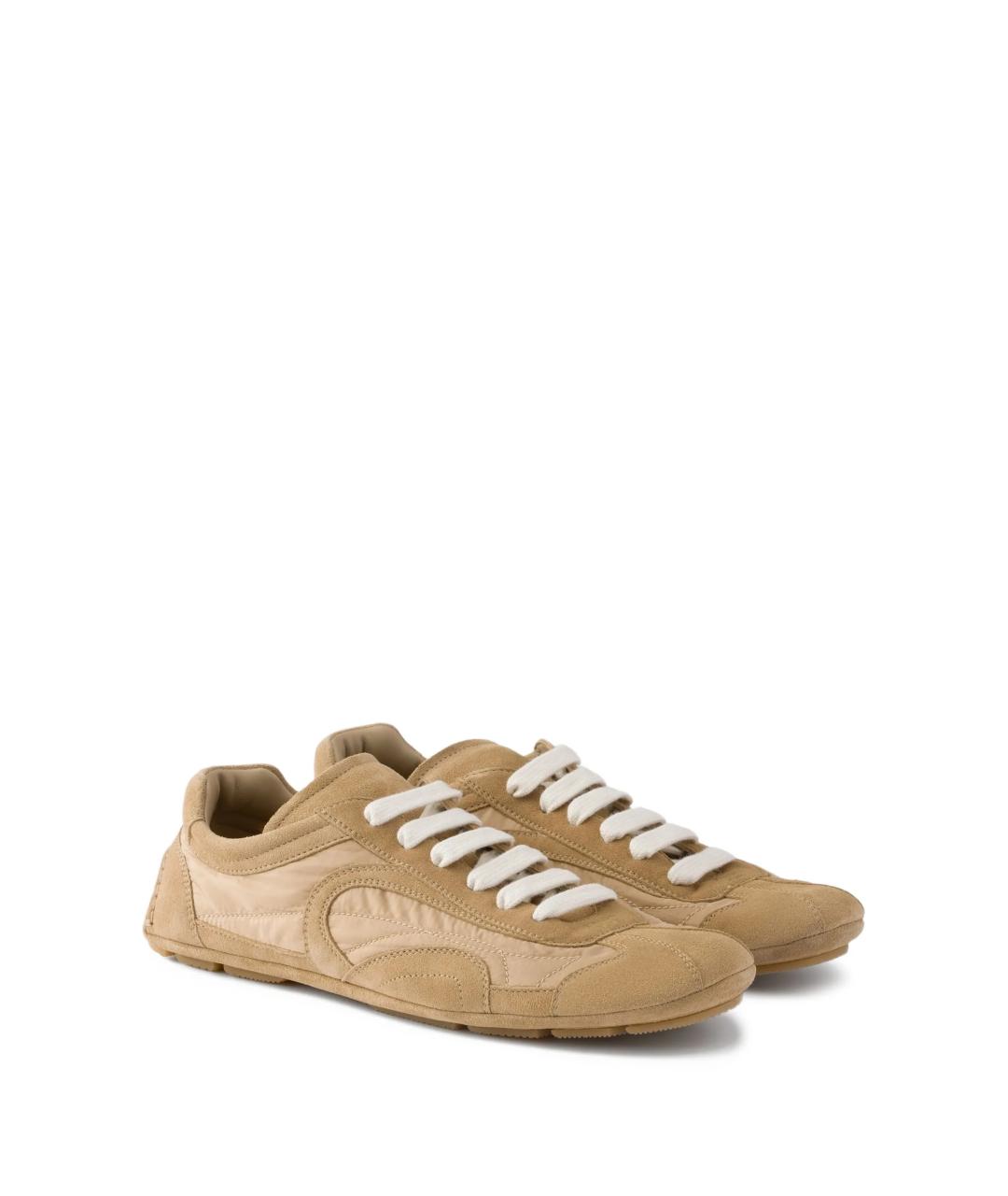 PRADA Коричневые кроссовки, фото 2