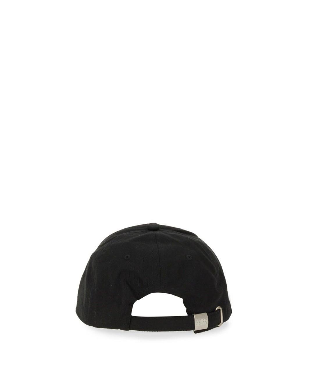 KENZO Черная хлопковая кепка, фото 3