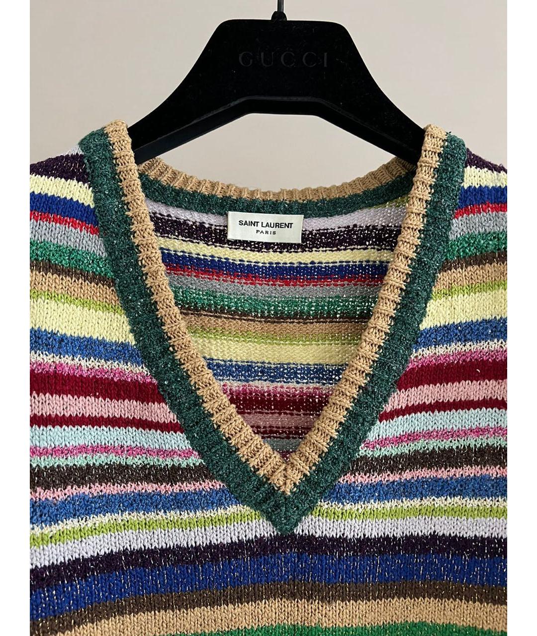 SAINT LAURENT Мульти джемпер / свитер, фото 4