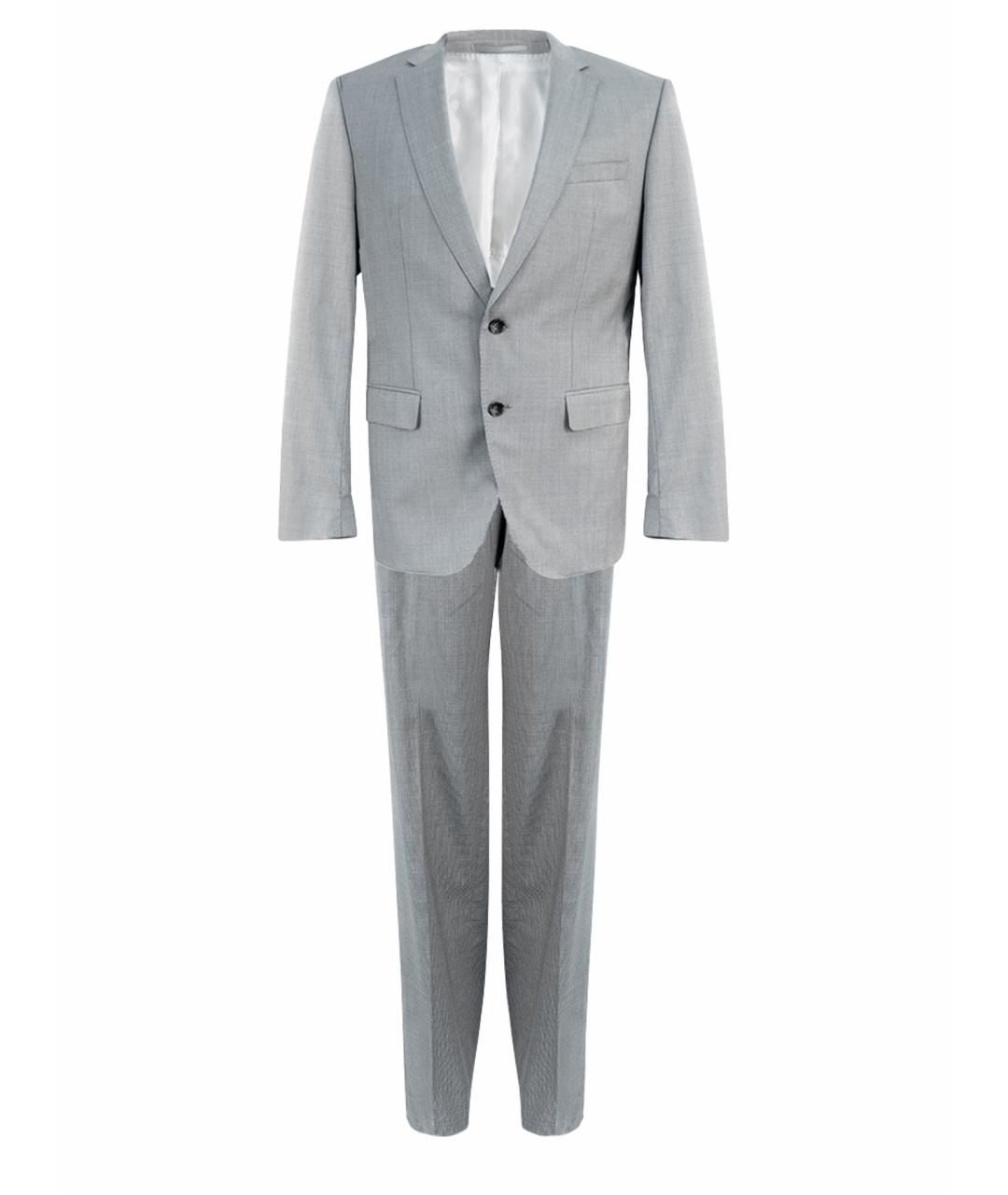 HUGO BOSS Серый классический костюм, фото 1