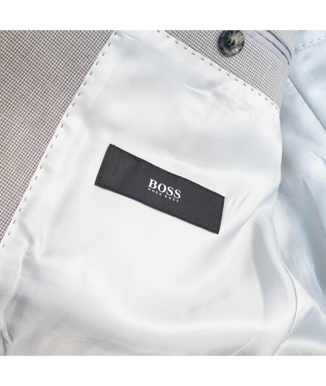 HUGO BOSS Серый классический костюм, фото 9