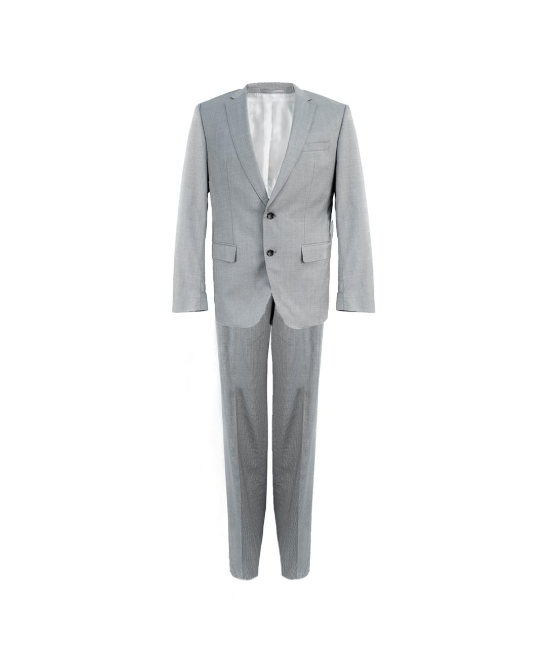 HUGO BOSS Серый классический костюм, фото 10