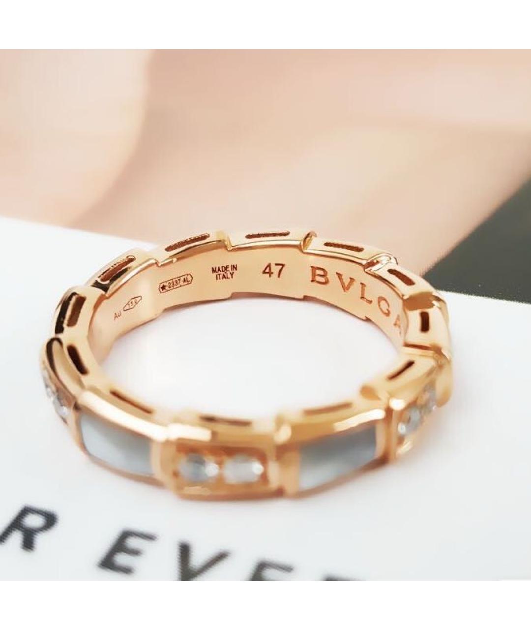 BVLGARI Розовое кольцо из розового золота, фото 5