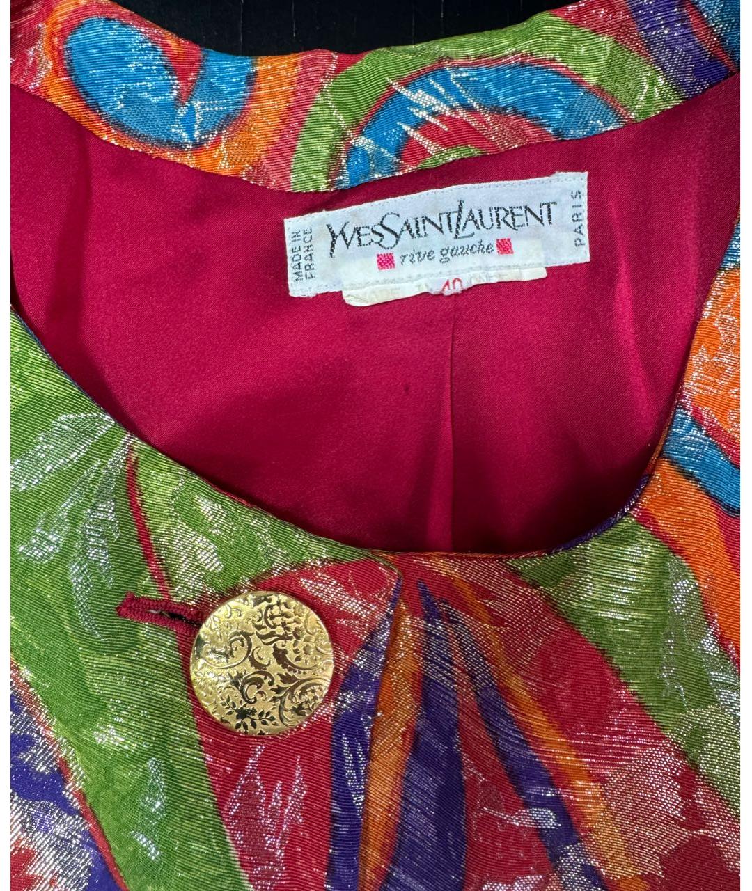 SAINT LAURENT Мульти жакет/пиджак, фото 5