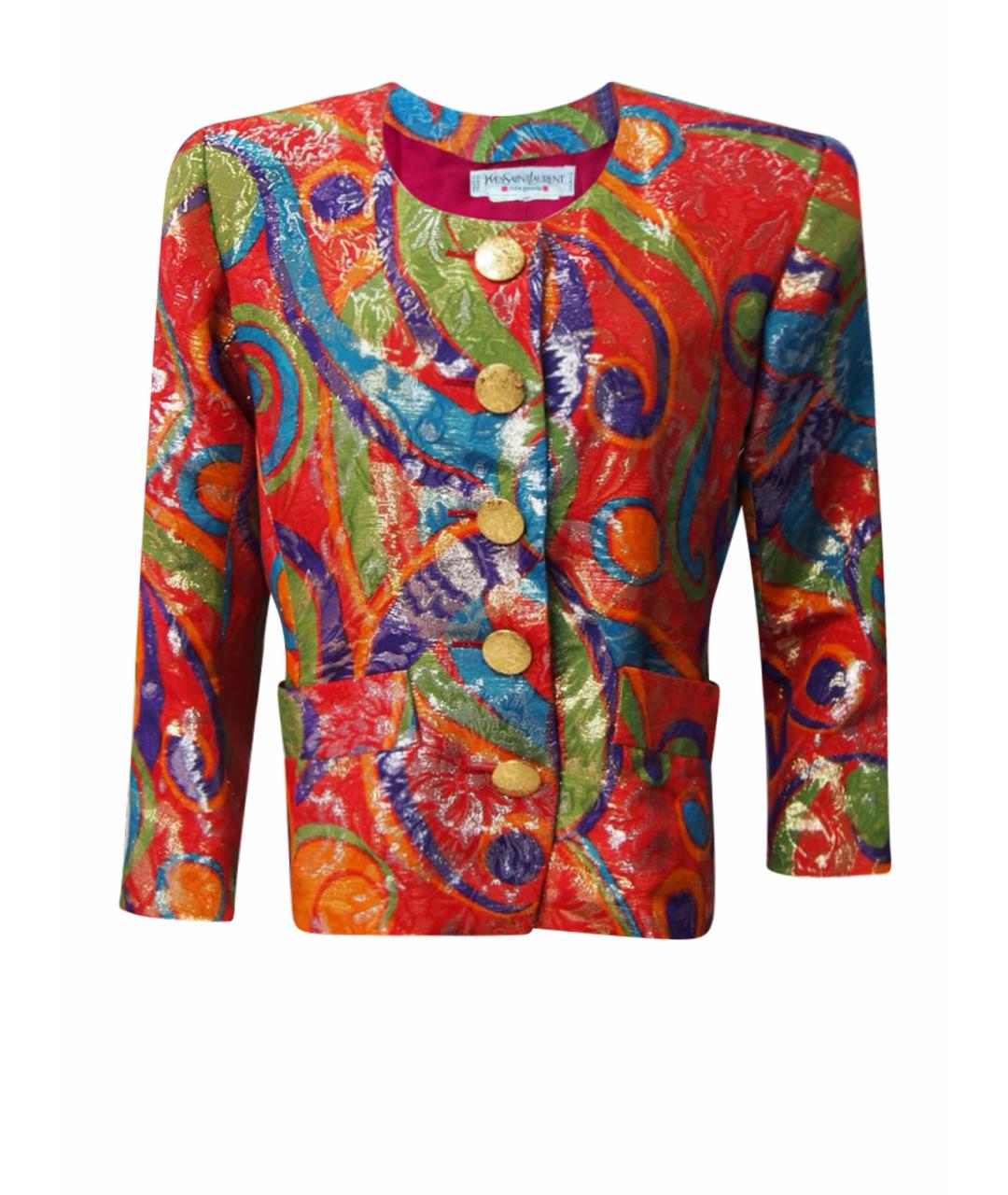 SAINT LAURENT Мульти жакет/пиджак, фото 1