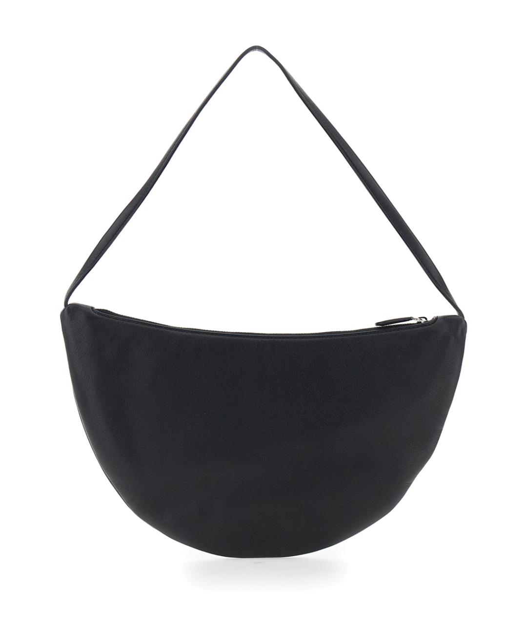 THE ROW Черная кожаная сумка через плечо, фото 2