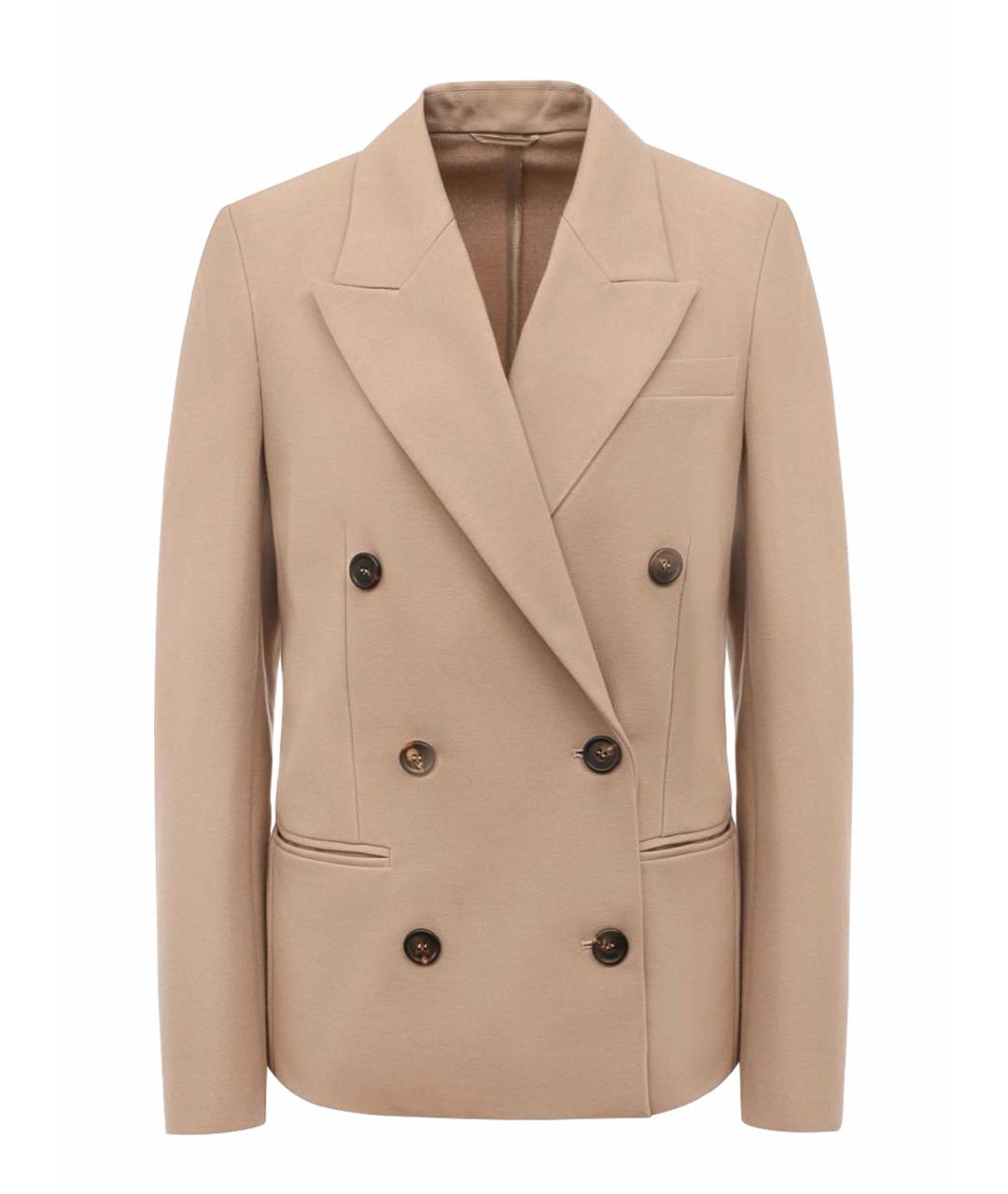 BRUNELLO CUCINELLI Бежевый хлопковый жакет/пиджак, фото 1