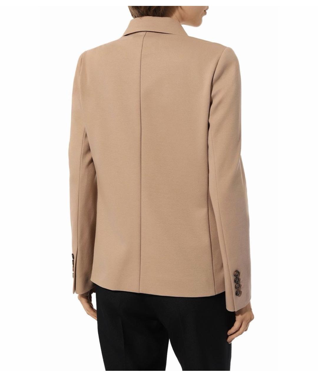 BRUNELLO CUCINELLI Бежевый хлопковый жакет/пиджак, фото 2