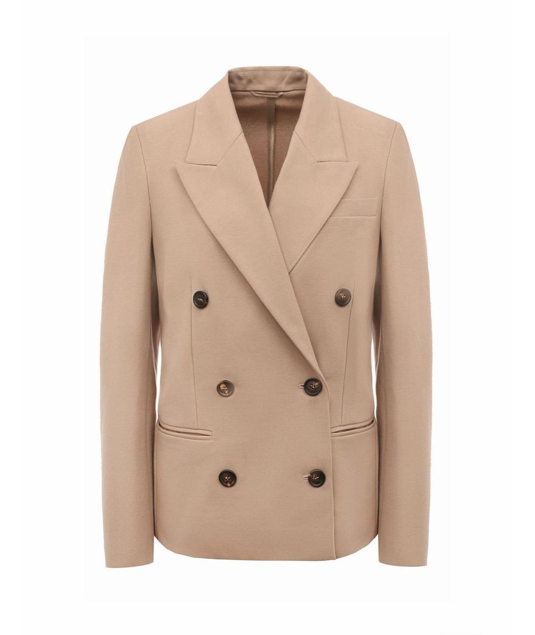 BRUNELLO CUCINELLI Бежевый хлопковый жакет/пиджак, фото 5