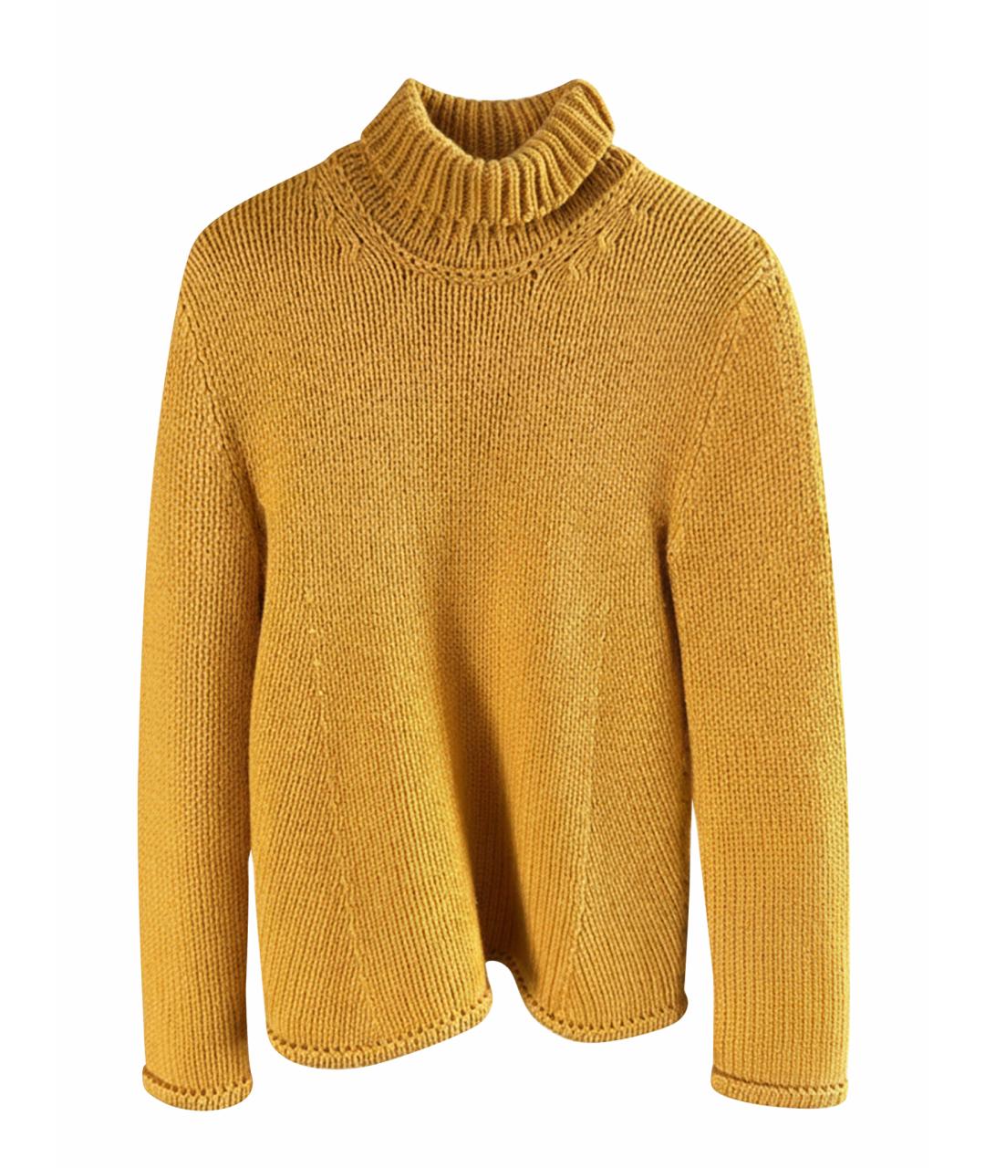 BOTTEGA VENETA Оранжевый кашемировый джемпер / свитер, фото 1