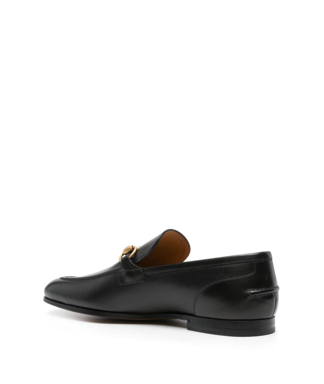 GUCCI Черные кожаные лоферы, фото 4