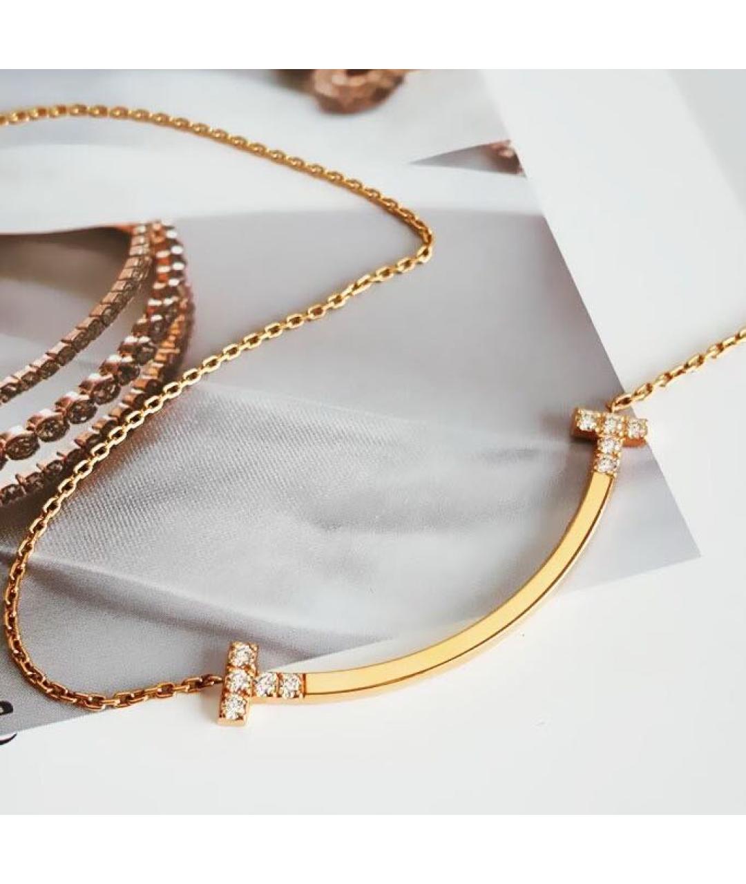 TIFFANY&CO Розовое колье из розового золота, фото 3