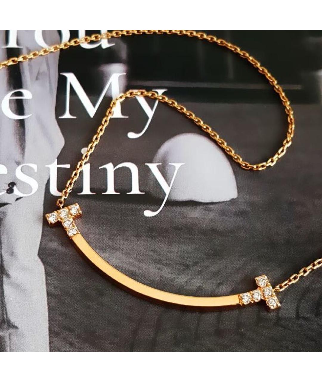 TIFFANY&CO Розовое колье из розового золота, фото 4