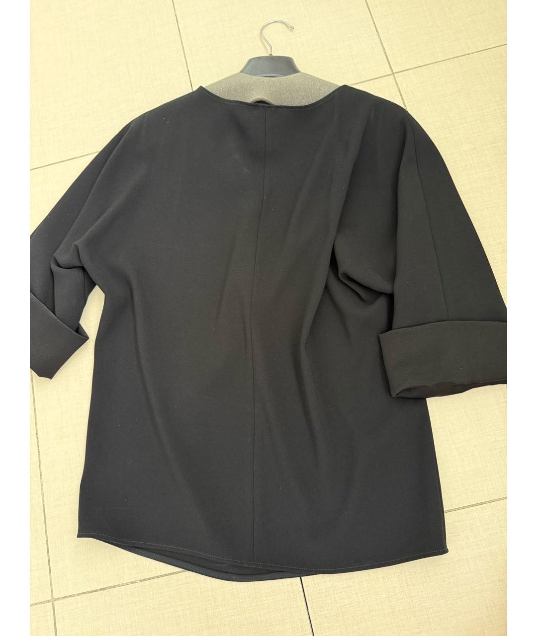 MAX MARA Черная полиэстеровая блузы, фото 2