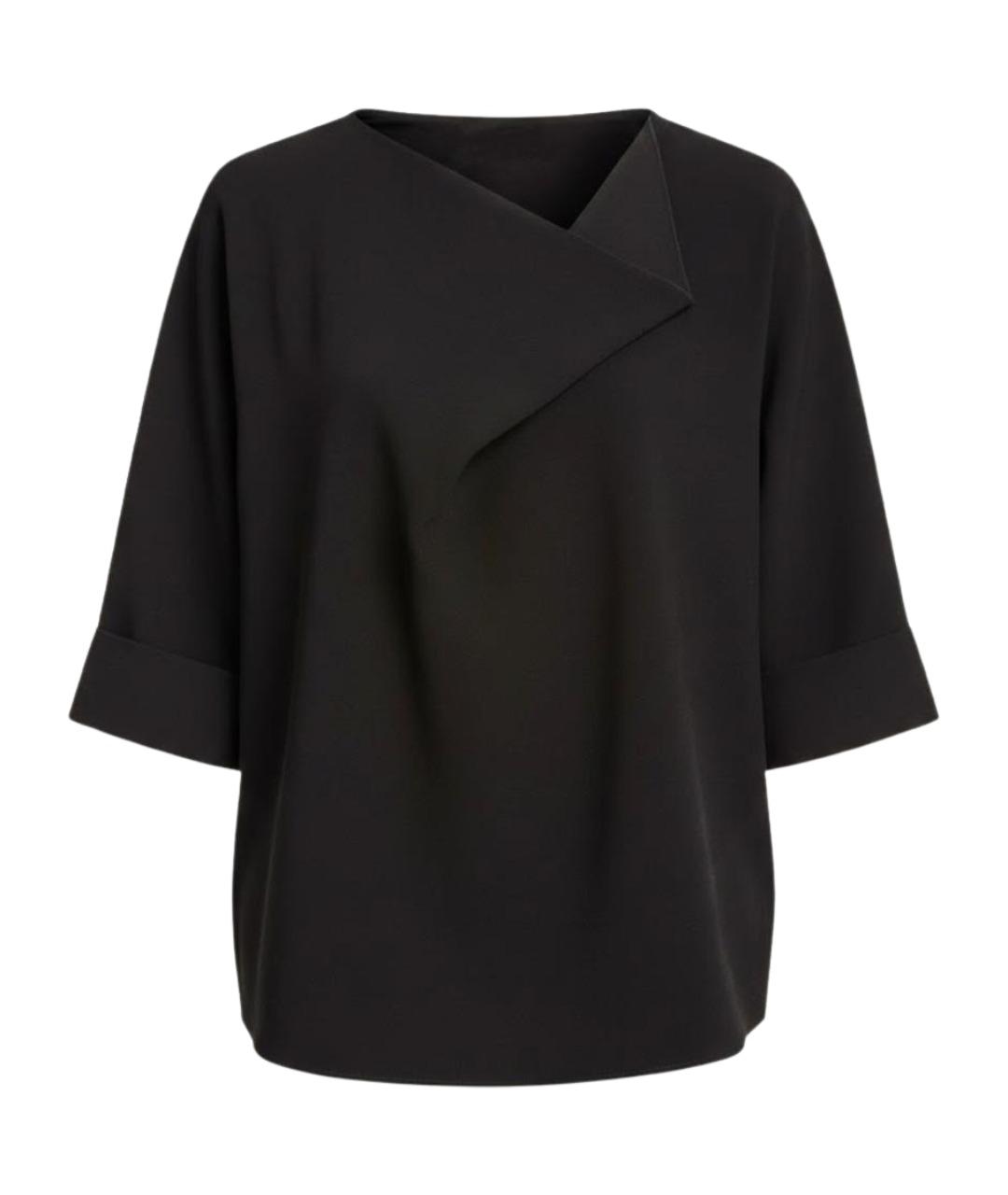 MAX MARA Черная полиэстеровая блузы, фото 1