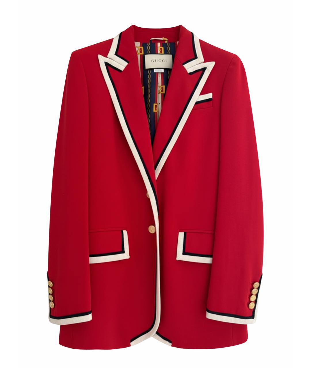 GUCCI Красный жакет/пиджак, фото 1