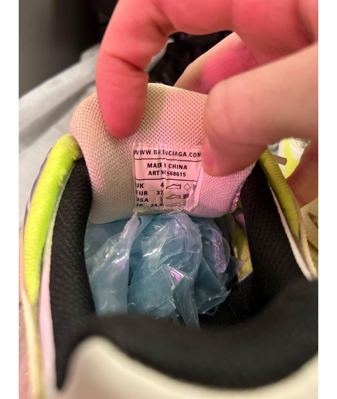 BALENCIAGA Мульти резиновые кроссовки, фото 5
