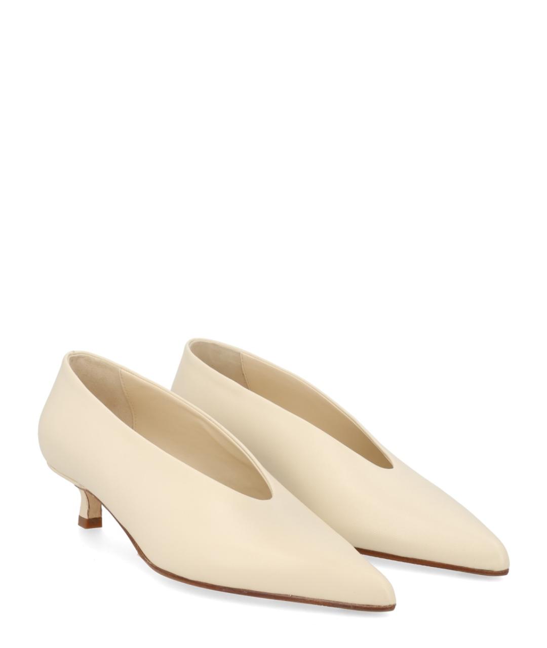 AEYDE Белые кожаные туфли, фото 2