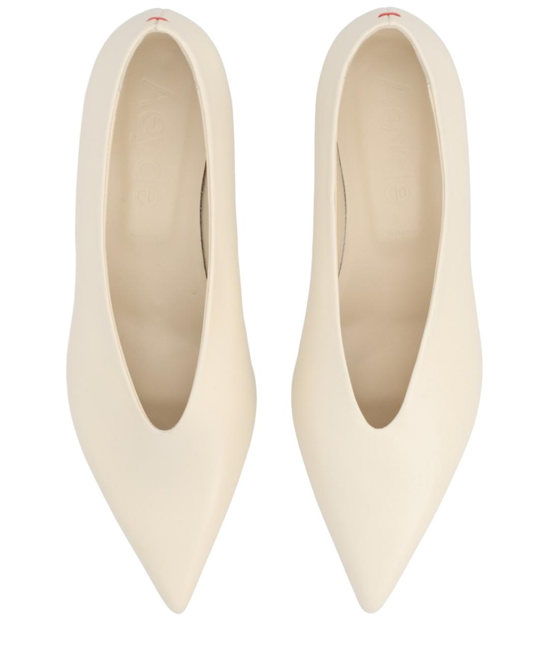 AEYDE Белые кожаные туфли, фото 5