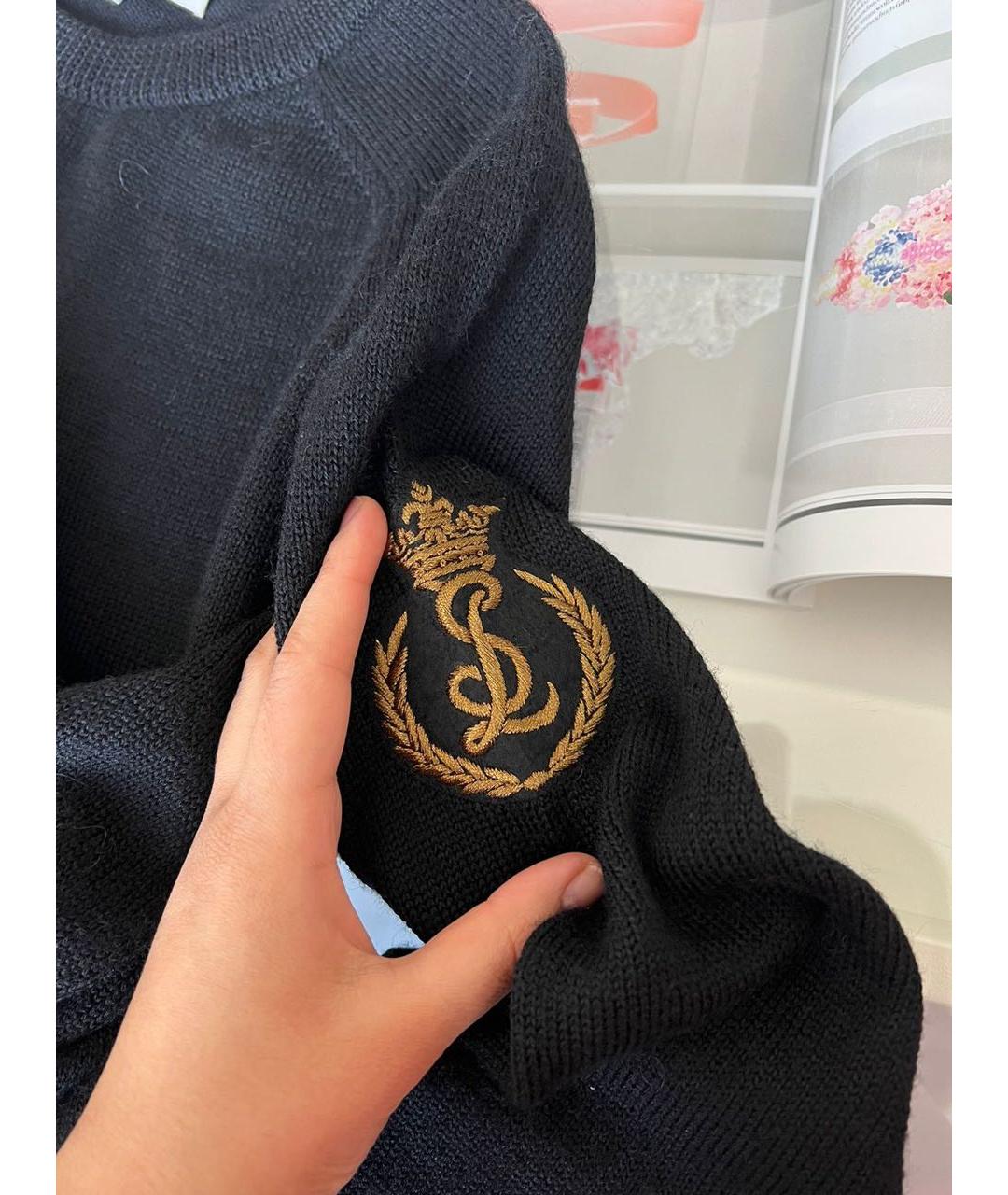 SAINT LAURENT Черный джемпер / свитер, фото 6
