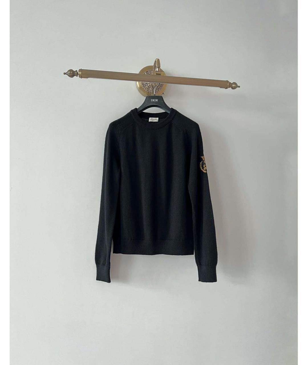 SAINT LAURENT Черный джемпер / свитер, фото 8